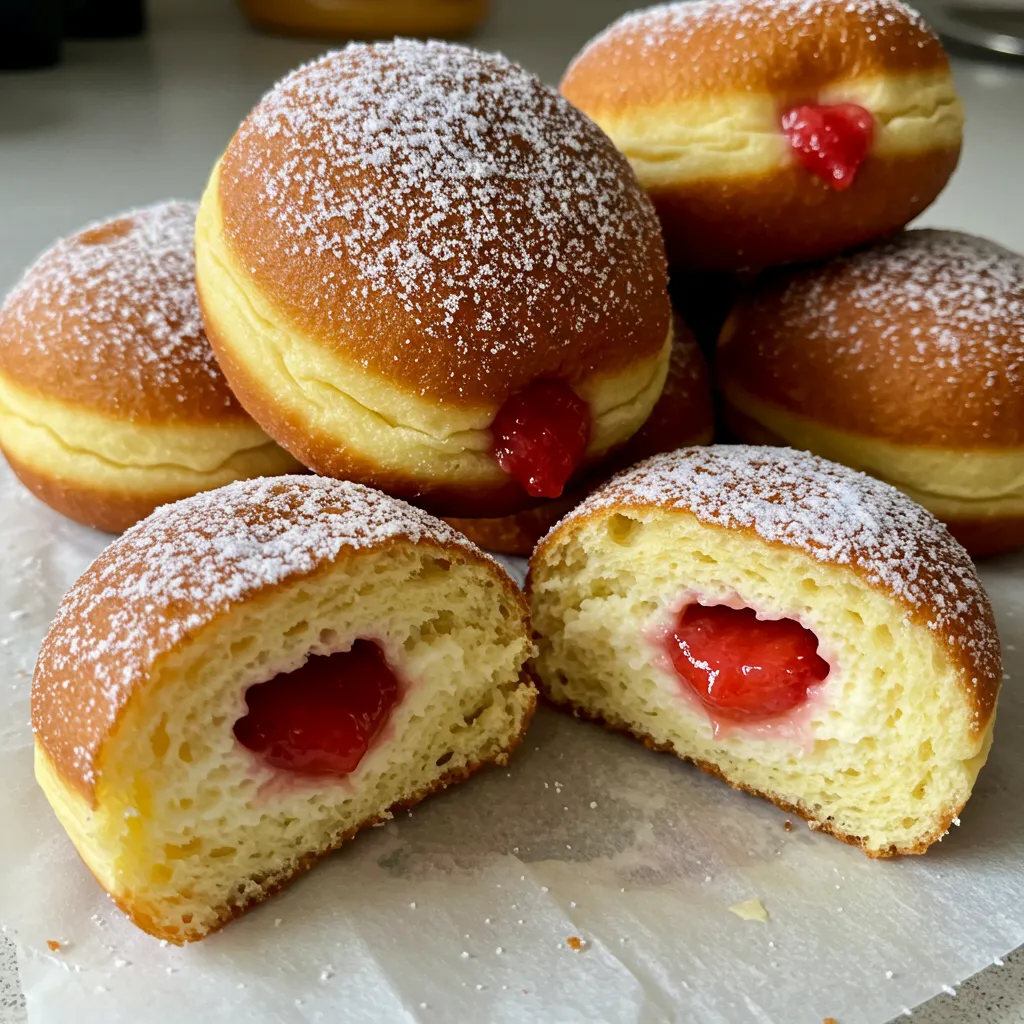 Strawberry Cheesecake Stuffed Donuts: The Ultimate Indulgent Bakery-Style Treat - tertiary view